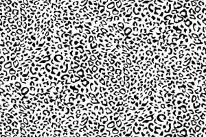 黑白抽象豹纹面料印花素材，适用于服装印花设计与数码印染
