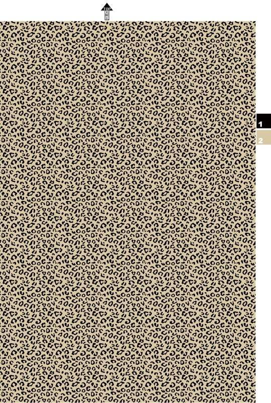 经典豹纹面料印花素材图,适用于服装印花设计与数码印制