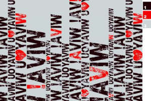 复古做旧字母纹理面料印花素材，适用于潮牌服装印花设计