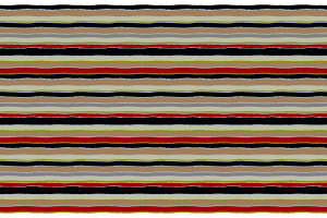 复古手绘风条纹面料印花素材，适用于服装印花设计与数码印染