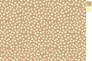 米色底奶油白波点面料印花素材，简约清新服装印花设计图