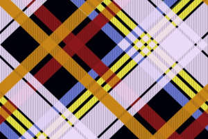 复古撞色格纹面料印花素材，适用于服装印花设计与数码印制