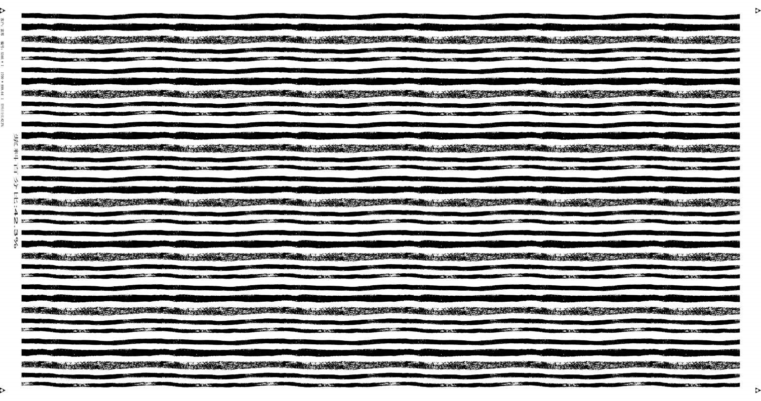 手绘波浪条纹面料印花素材,适用于休闲服装印花设计