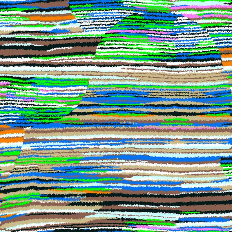 抽象条纹混色面料印花素材,适用于潮流服装印花设计