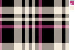 经典格纹面料印花素材图，适用于服装印花设计与打样