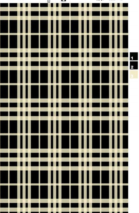 经典黑白格纹面料印花素材,适用于服装印花设计与数码印制