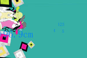 复古波普风服装印花素材图，高辨识度面料印花设计