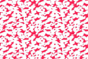 红白抽象笔触风面料印花素材，适用于服装印花设计