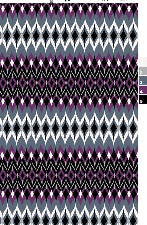 几何菱形渐变面料印花素材,适用于时尚服装印花设计