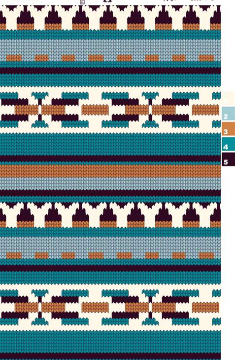 民族风条纹几何图案面料印花素材,适用于服装印花设计