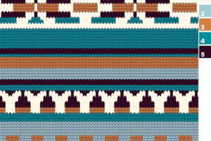 民族风条纹几何图案面料印花素材，适用于服装印花设计