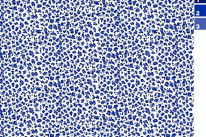 蓝白斑点肌理面料印花素材，适用于休闲服装印花设计