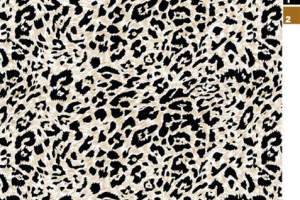 经典豹纹面料印花素材图，适用于服装印花设计与数码印染