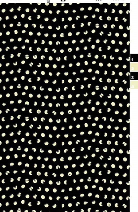 黑白抽象圆点肌理面料印花素材,适用于服装印花设计