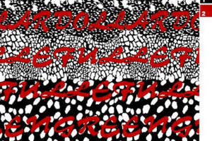 红黑撞色字母纹理面料印花素材，适用于潮流服装印花设计