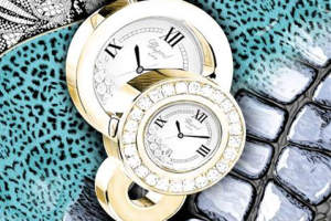 复古豹纹与蕾丝拼接面料印花素材，适用于高端服装印花设计