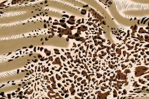 复古豹纹面料印花素材图，适用于服装印花设计与数码印染