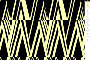 高对比几何线条面料印花素材，适用于服装印花设计与数码印制