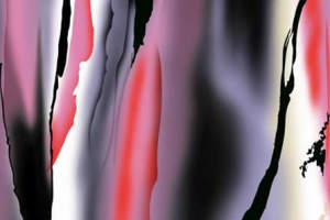 抽象流体红黑灰面料印花素材，适用于高端服装印花设计