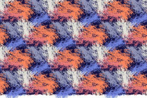 抽象笔触风面料印花素材，适用于服装印花设计的高辨识度纹理图案