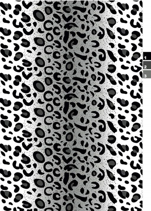 经典豹纹面料印花素材图,适用于服装印花设计与数码印染
