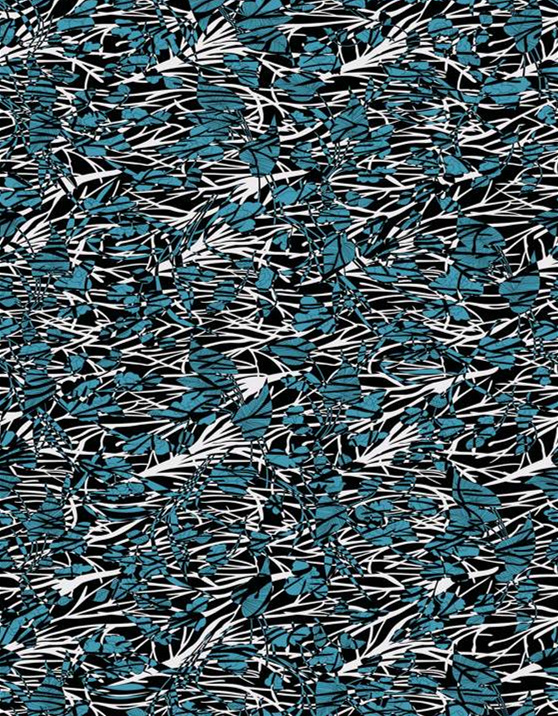 抽象叶脉纹理面料印花素材,适用于时尚服装印花设计