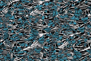 抽象叶脉纹理面料印花素材，适用于时尚服装印花设计