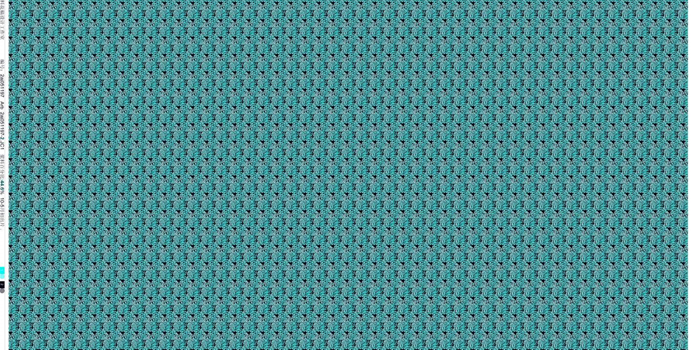 青绿色几何碎花面料印花素材,适用于春夏服装印花设计