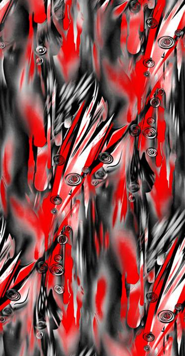 抽象泼墨风面料印花素材,适用于潮牌服装印花设计