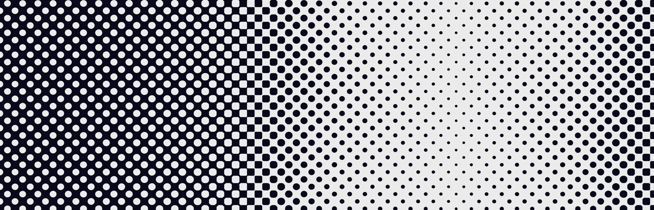 简约几何波点渐变面料印花素材,适用于服装印花设计