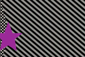 几何条纹与星形拼接面料印花素材，适用于潮流服装印花设计