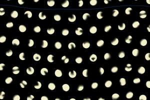简约波点肌理面料印花素材，适用于服装印花设计与数码印染