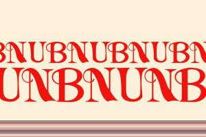 复古字母纹样面料印花素材，适用于服装印花设计与品牌视觉延展