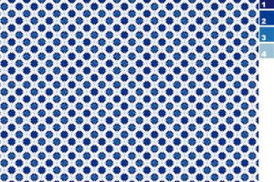蓝白几何菱格面料印花素材，适用于春夏服装印花设计