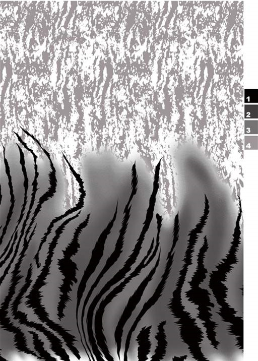 斑马纹与肌理灰底结合的服装印花素材,适用于潮流服饰设计