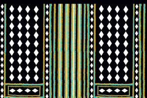 几何菱形条纹面料印花素材，适用于服装印花设计与数码印染