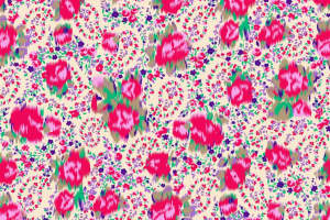 复古碎花面料印花素材图，适用于春夏服装印花设计