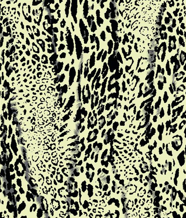 复古豹纹面料印花素材,适用于服装印花设计的高清纹理图