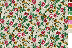 复古小碎花面料印花素材，适用于春夏服装印花设计