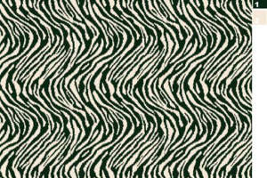 深绿斑马纹面料印花素材，适用于服装印花设计的高辨识度纹理图案