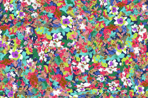 高密度碎花面料印花素材图，适用于春夏服装印花设计