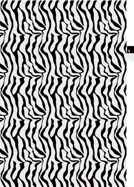黑白波浪条纹面料印花素材,适用于服装印花设计与数码印制