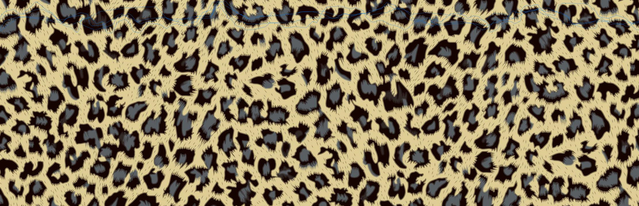 经典豹纹面料印花素材图,适用于服装印花设计与数码印染