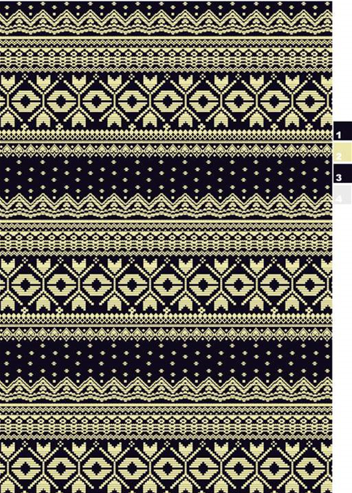 民族风几何条纹面料印花素材,适用于服装印花设计与数码印染