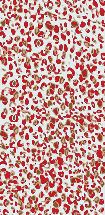 红棕斑点抽象印花面料图案,适用于服装印花设计的高清素材