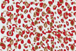 红棕斑点抽象印花面料图案，适用于服装印花设计的高清素材