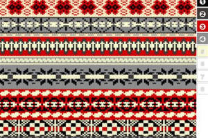 北欧风几何民族纹样面料印花素材，适用于服装印花设计