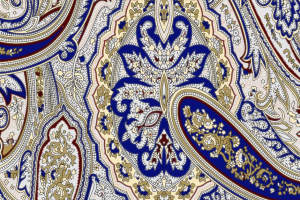 经典佩斯利纹面料印花素材，适用于高端服装印花设计