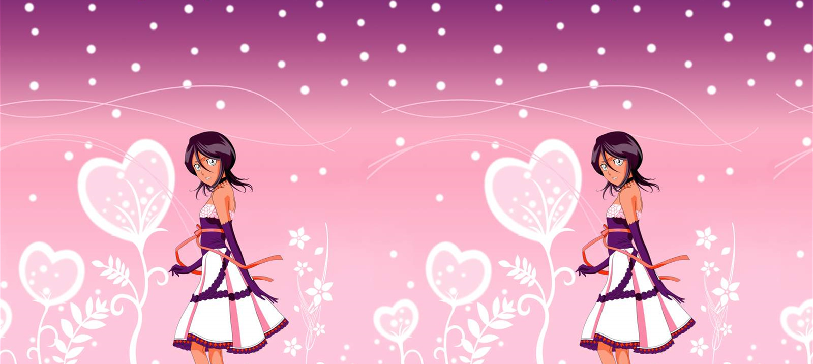 浪漫心形花卉面料印花素材,适用于女装服装印花设计