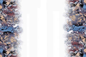 抽象泼墨风面料印花素材，适用于高端服装印花设计